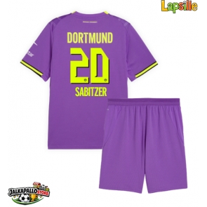 Borussia Dortmund Marcel Sabitzer #20 Kolmaspaita Lapsille 2026-27 Lyhythihainen (+ shortsit)